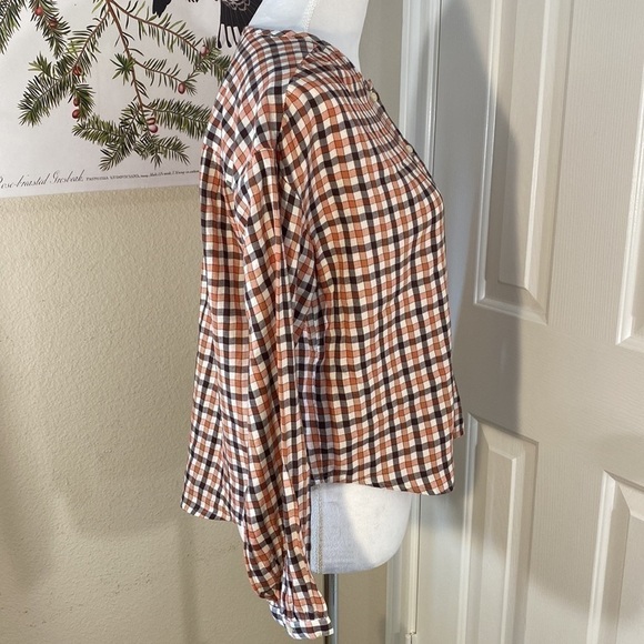 MADEWELL Meadow Shirt in Check Size XXS - Picture 5 of 11